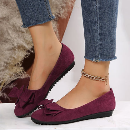 OrthoCare Bows Flat Shoes  - Elegance And Comfort