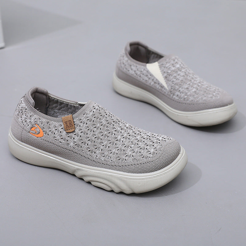 Orthopedic Cushion Slip-On Shoes – Lightweight Breathable Comfort Walking Sneakers