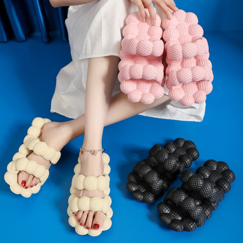 OrthoCare Bubble Cloud Slides – Ultra-Soft Cushion Comfort Slippers