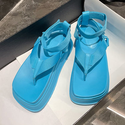 Orthopedic Platform Sandals – Adjustable Strap Lightweight Comfort Summer Shoes