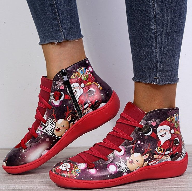 OrthoCare Christmas Boots - Short Leather Comfort