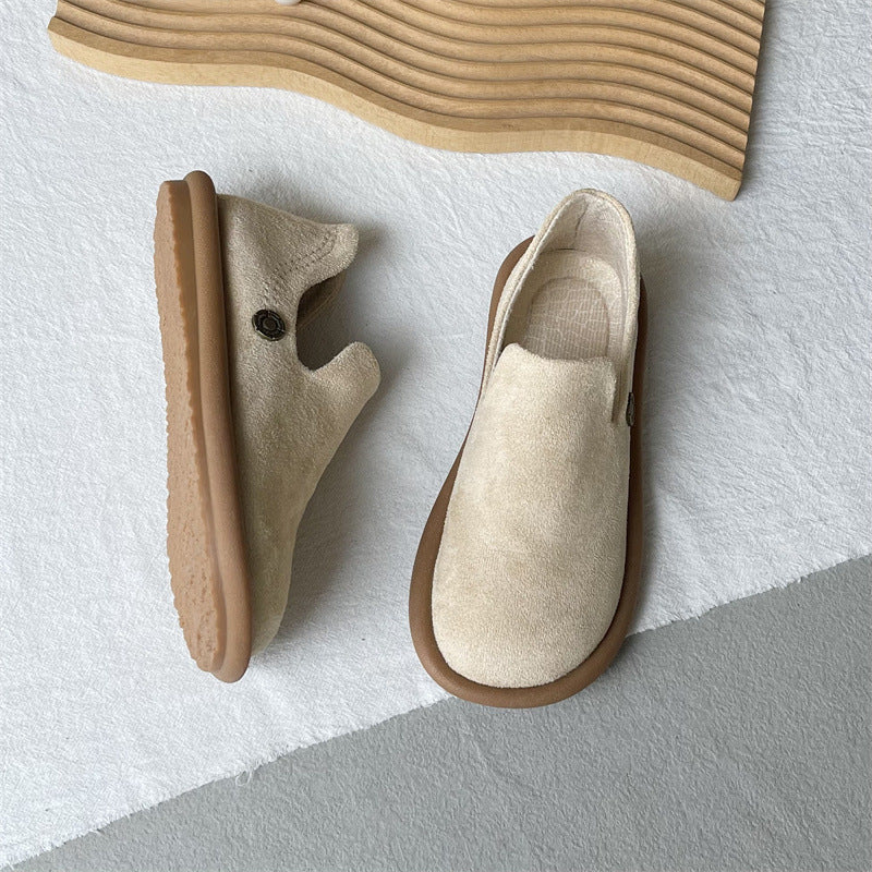 OrthoCare British And Vintage Style Suede Pumps