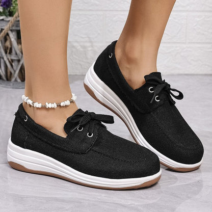 OrthoCare Plus Size Canvas Shoes - Breathable Comfort