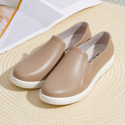 OrthoCare | Perforated Leather Slip-On Comfort Shoes