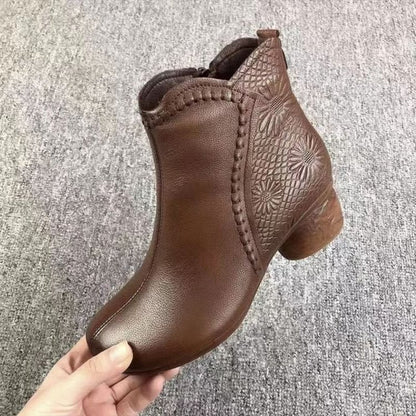 OrthoCare Winter Boots - Fleece Lined, Anti-Slip Heel