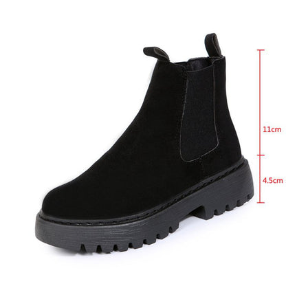 OrthoCare Ankle Boots - Chunky Platform Comfort
