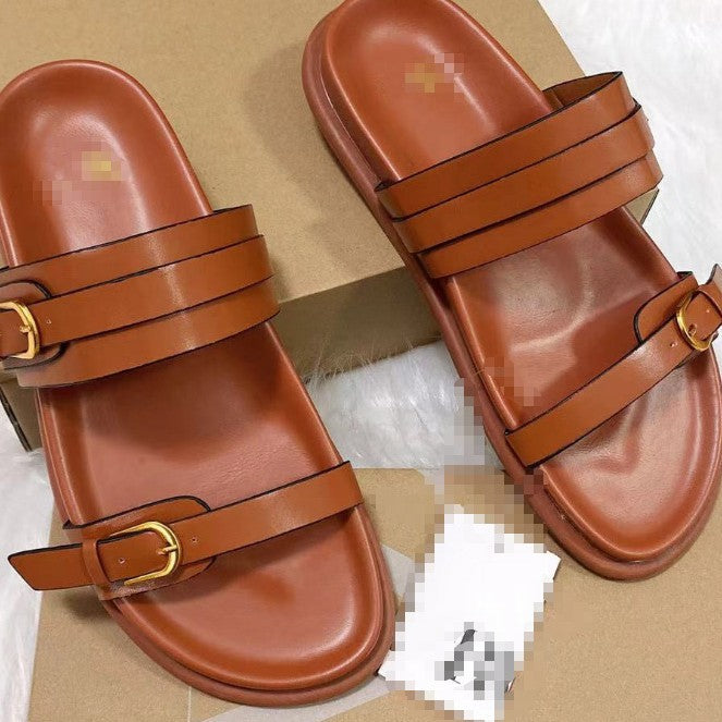 Dove | Women’s Orthopedic Double Buckle Slide Sandals