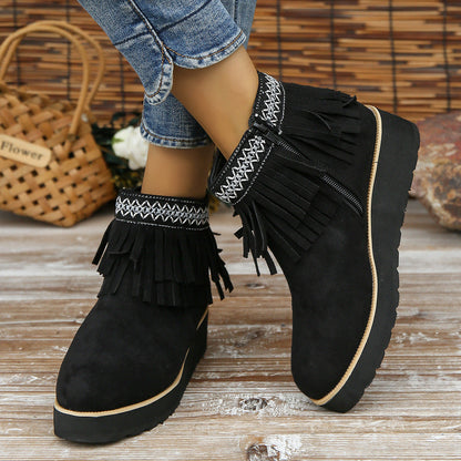 OrthoCare Wedge Bootie - Fringe Comfort Design