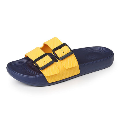 Blaise | Men's Orthopedic Double Buckle Comfort Slide Sandals