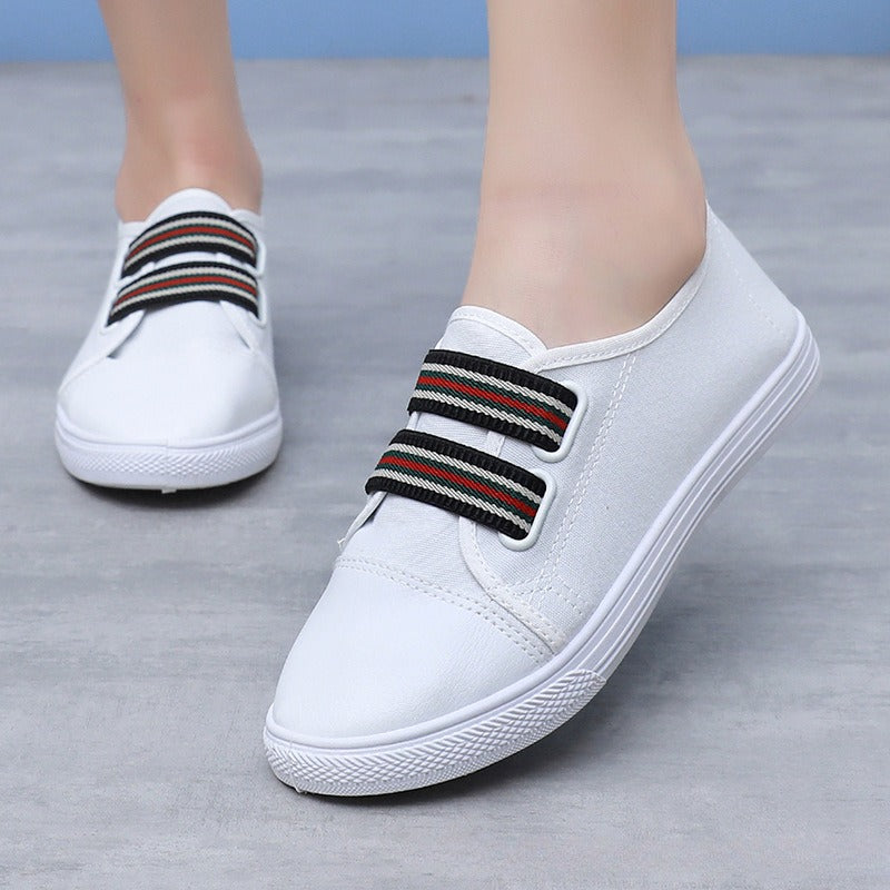OrthoCare Casual Canvas Slip-On Sneakers – Lightweight Everyday Comfort Shoes