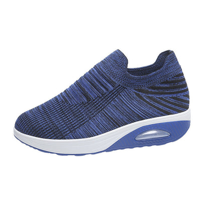 OrthoCare Lightweight And Breathable Striped Mesh Shoes