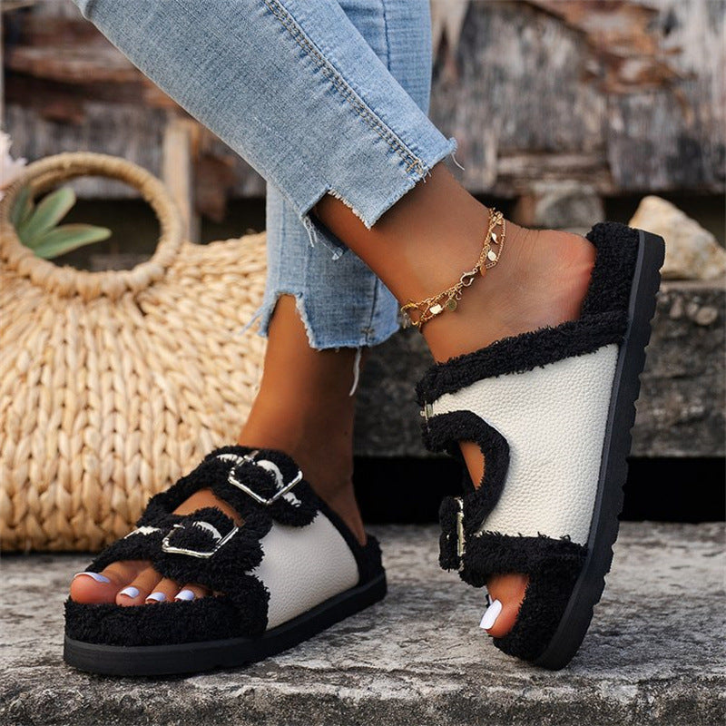 OrthoCare Thick Wool Winter Slippers - Unique Comfort