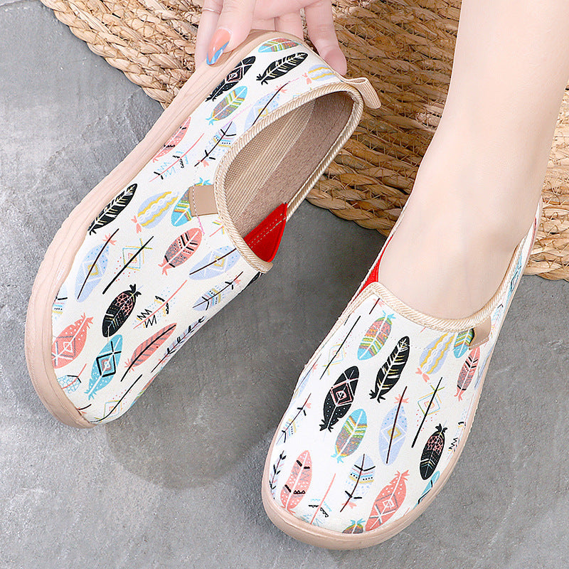 Elaria | Women’s Orthopedic Printed Slip-On Casual Shoes