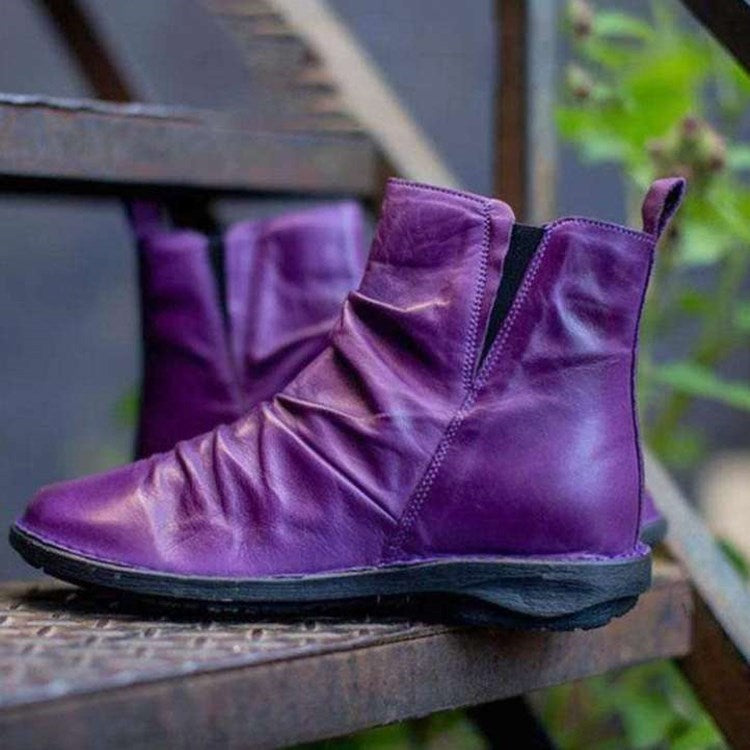 Sanya | Orthopedic Casual Short Ankle Boots with Soft Leather Look