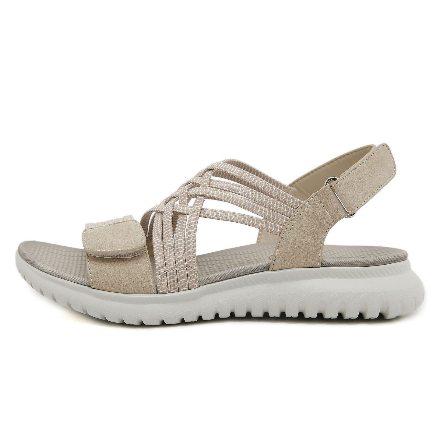 OrthoCare | Elastic Strap Comfort Platform Sandals