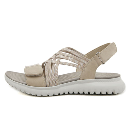OrthoCare | Elastic Strap Comfort Platform Sandals