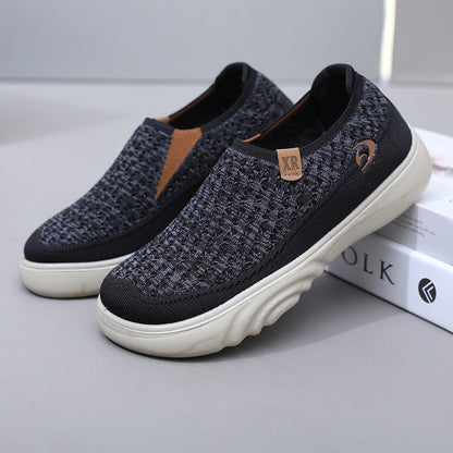 Orthopedic Cushion Slip-On Shoes – Lightweight Breathable Comfort Walking Sneakers