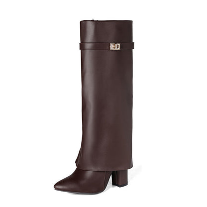 OrthoCare Mid-Calf Boots - Pointed Toe & Buckles