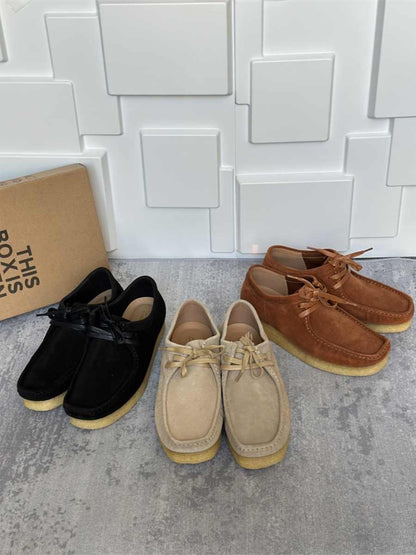 OrthoCare Leather Lace-Up Shoes With A Thick, Unique Sole