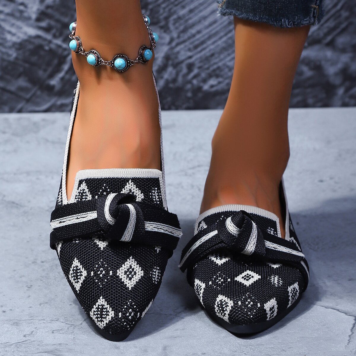 OrthoCare Comfortable Non-Slip Knotted Loafers