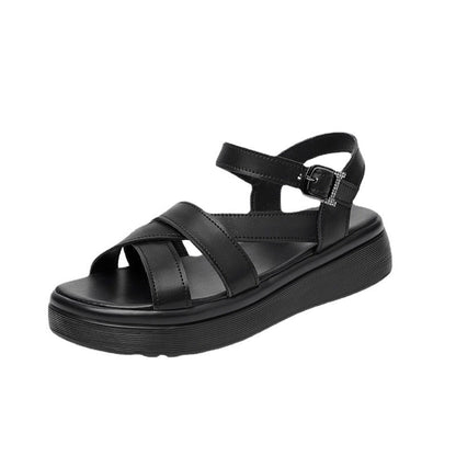 Orthopedic Adjustable Platform Sandals