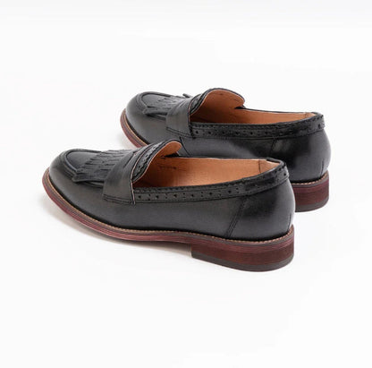 OrthoCare Classic Fringe Loafers – Elegant Vintage Comfort Slip-On Shoes