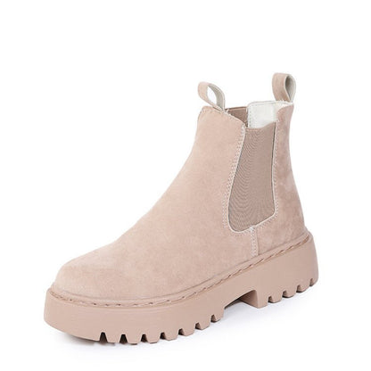 OrthoCare Ankle Boots - Chunky Platform Comfort