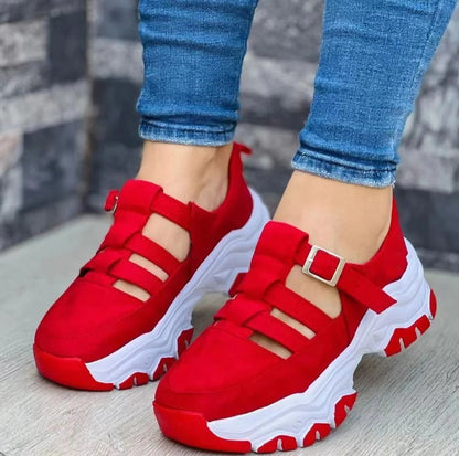 Xia | Women’s Orthopedic Breathable Cutout Walking Sneakers