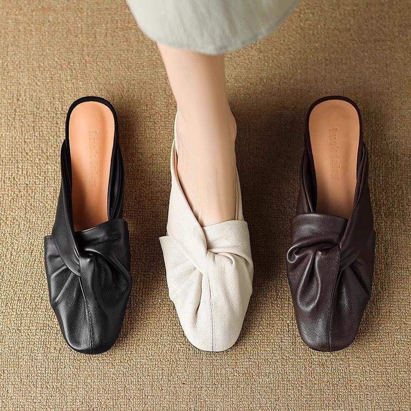 Hyacinth | Women’s Orthopedic Knot Detail Mule Flats