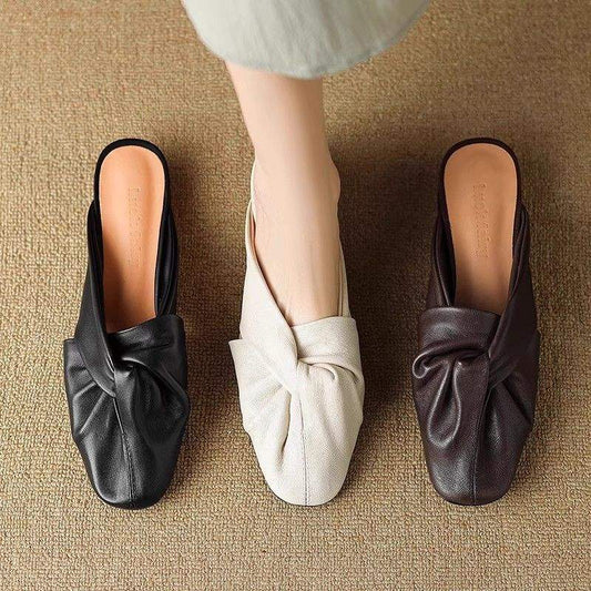 Hyacinth | Women’s Orthopedic Knot Detail Mule Flats