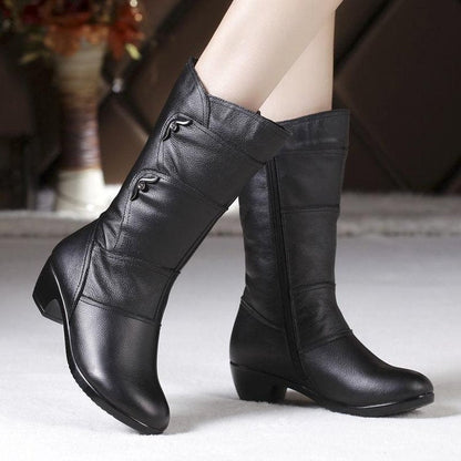Maaike | Classic Mid-Calf Orthopedic Wedge Boots