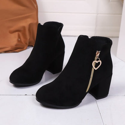 OrthoCare Boots - Plus Size Side Zipper Comfort