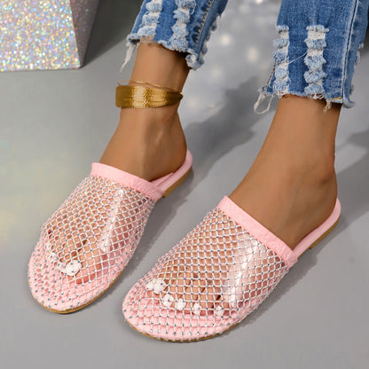 OrthoCare Rhinestone Comfort Slide Sandals