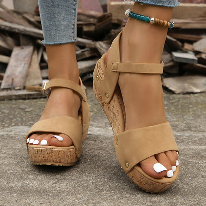 Urielle | Women’s Orthopedic Rhinestone Platform Espadrille Sandals