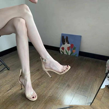OrthoCare Transparent Wedge Sandals