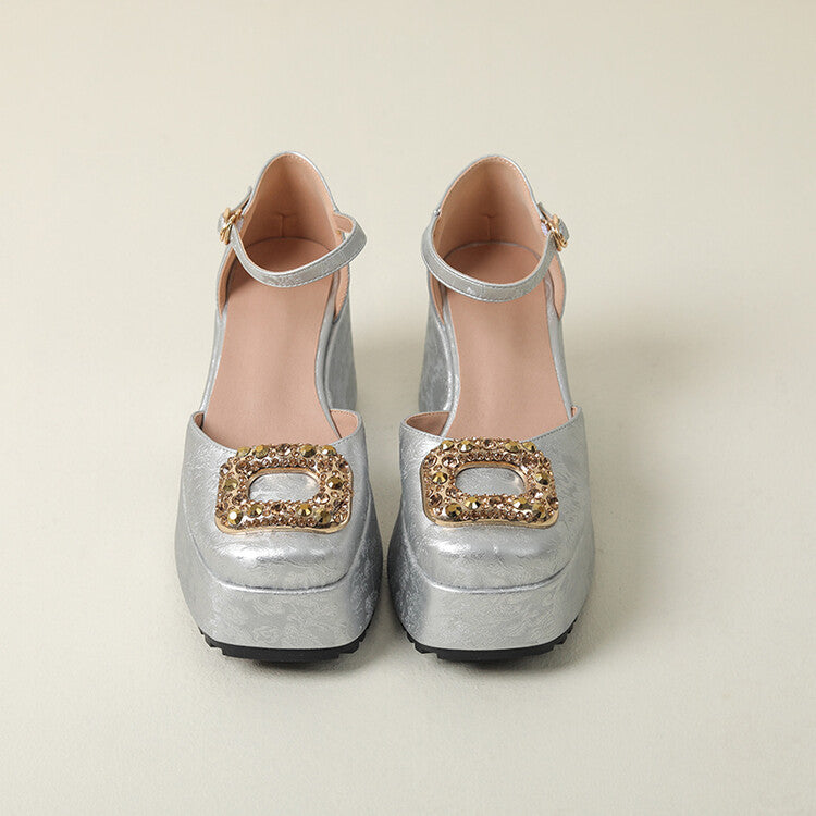 Celinea | Women’s Orthopedic Platform Mary Jane Heels