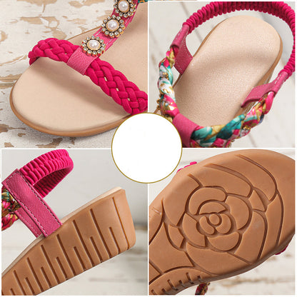 OrthoCare Bohemian Braided Sandals  - Unique And Elegant