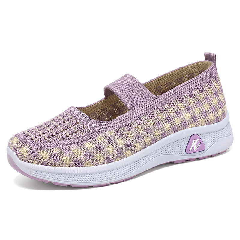 Orthopedic Slip-On Breathable Mesh Shoes – Lightweight Comfort Walking Sneakers