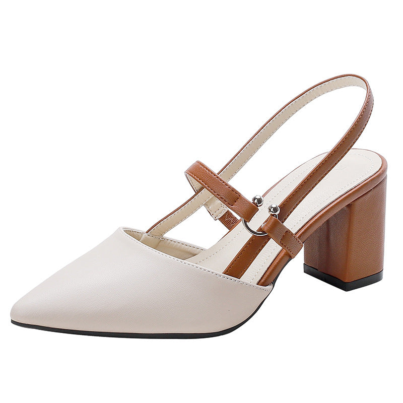 OrthoCare Trendy Open-Toe Heeled Shoes For Summer -