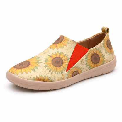 Orthopedic Patterned Slip-On Sneakers – Lightweight Breathable Comfort Walking Shoes