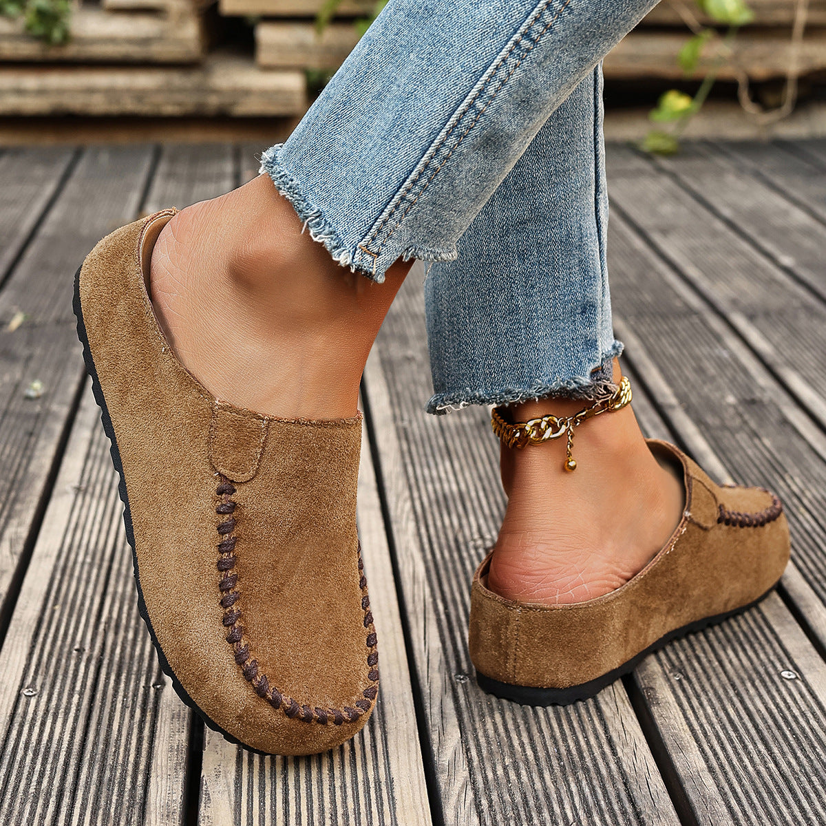 OrthoCare Closed Slippers With Thick Soles - Unique