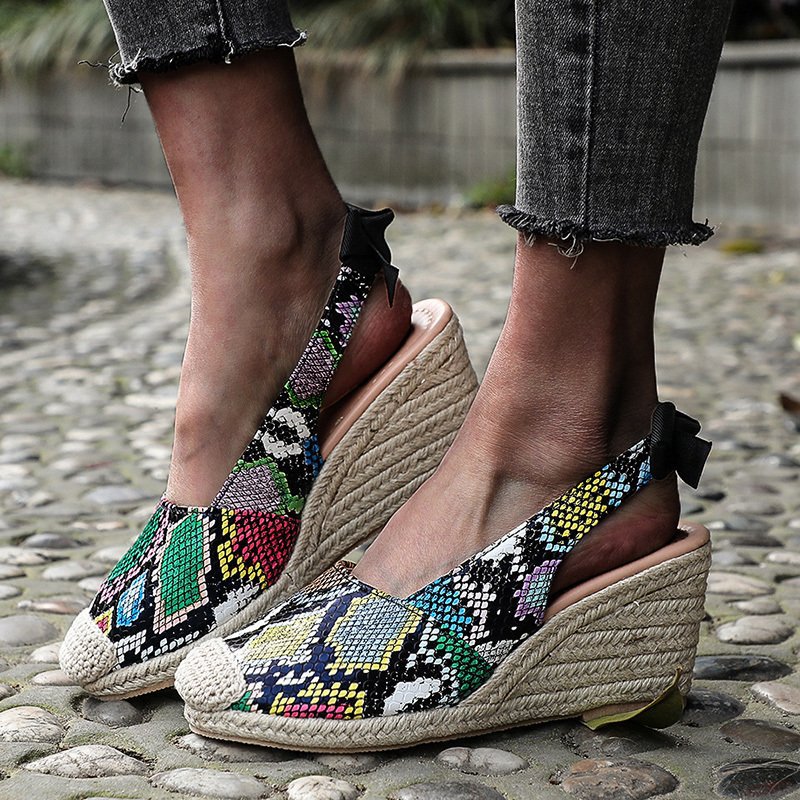 Camillea | Women’s Orthopedic Espadrille Wedge Slingback Sandals