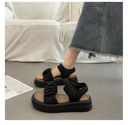 Rowena | Women’s Orthopedic Ruffle Strap Platform Sandals