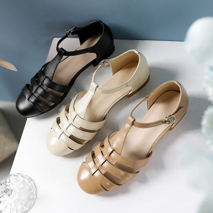 Palomine | Women’s Orthopedic Fisherman Mary Jane Comfort Flats