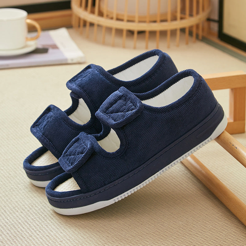 Dorelia | Women’s Orthopedic Plush Double Strap Sandals