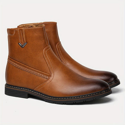 Daphne | Orthopedic Fur-Lined Leather Ankle Winter Boots