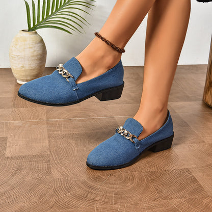 Sandra | Orthopedic Suede Chain Loafers