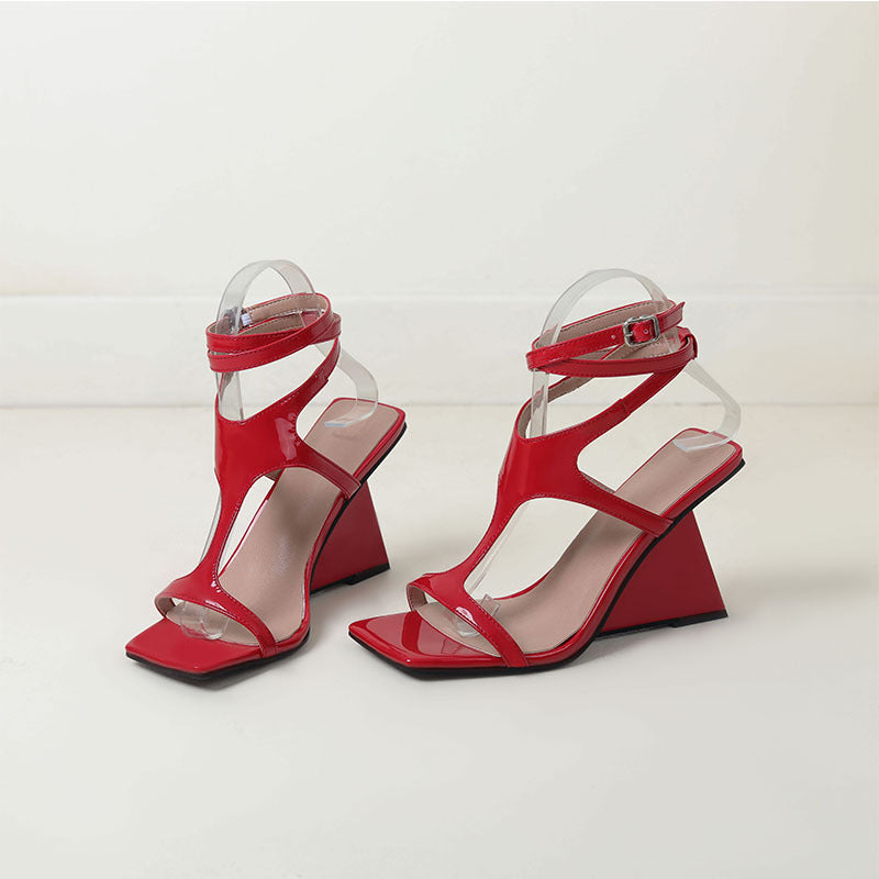 OrthoCare Sexy And Unique Open-Toe Pumps With Pointed Toes