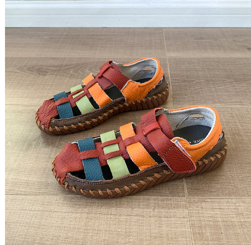 Velora | Women’s Orthopedic Bohemian Colorblock Fisherman Sandals