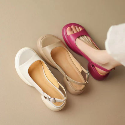 Stellina | Women’s Orthopedic Peep Toe Slingback Wedge Sandals